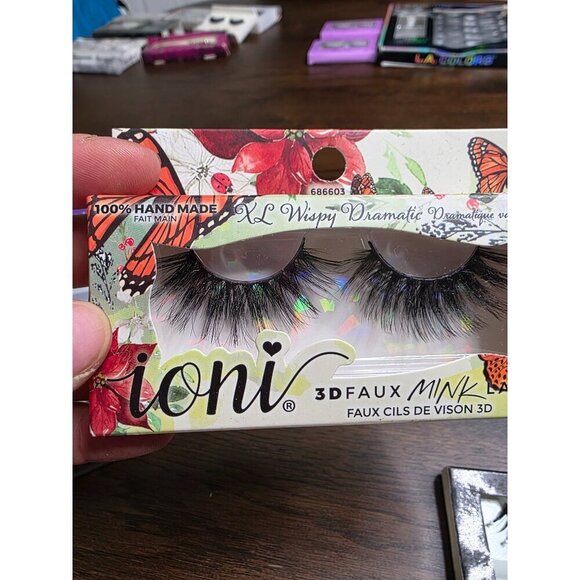 Bundle of 6 False Mink Women Eyelashes Black - Picture 14 of 16